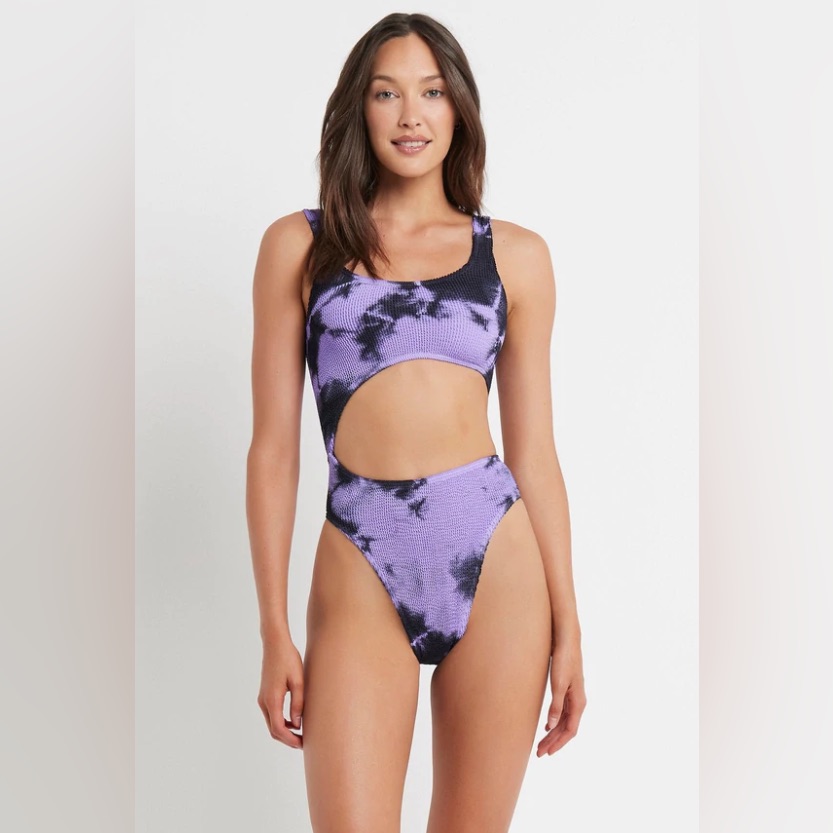 Bond-Eye Maya Tie Dyed Monokini One Piece Swimsuit, $230
